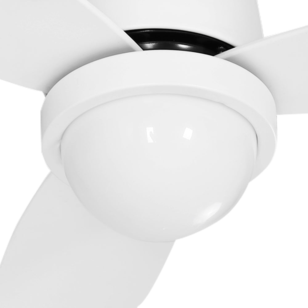 Remote control supplied with the white five speed ceiling fan