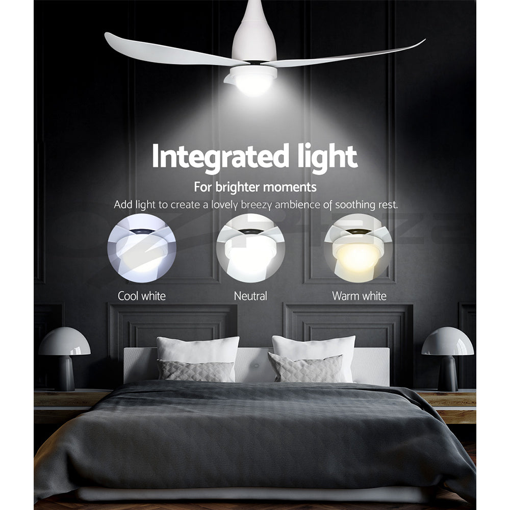 Reverse airflow diagram for summer and winter ceiling fan use