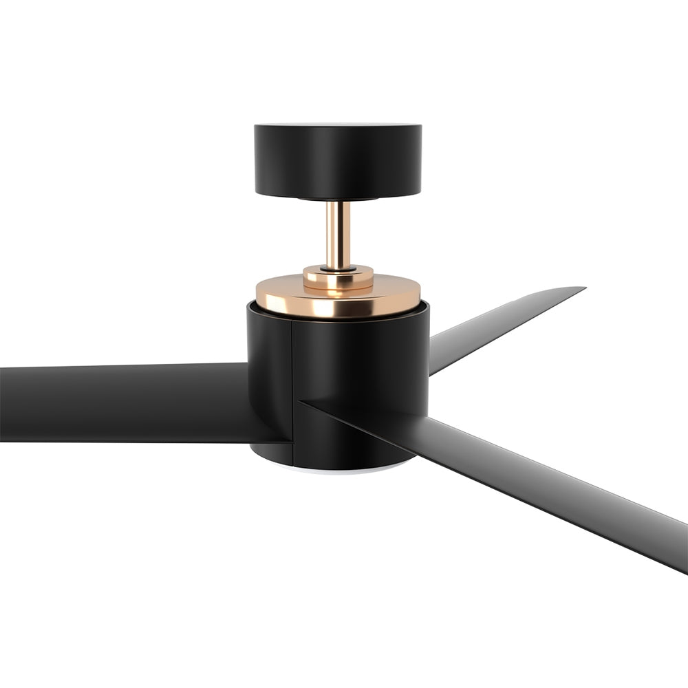 Remote control supplied with the black five speed ceiling fan