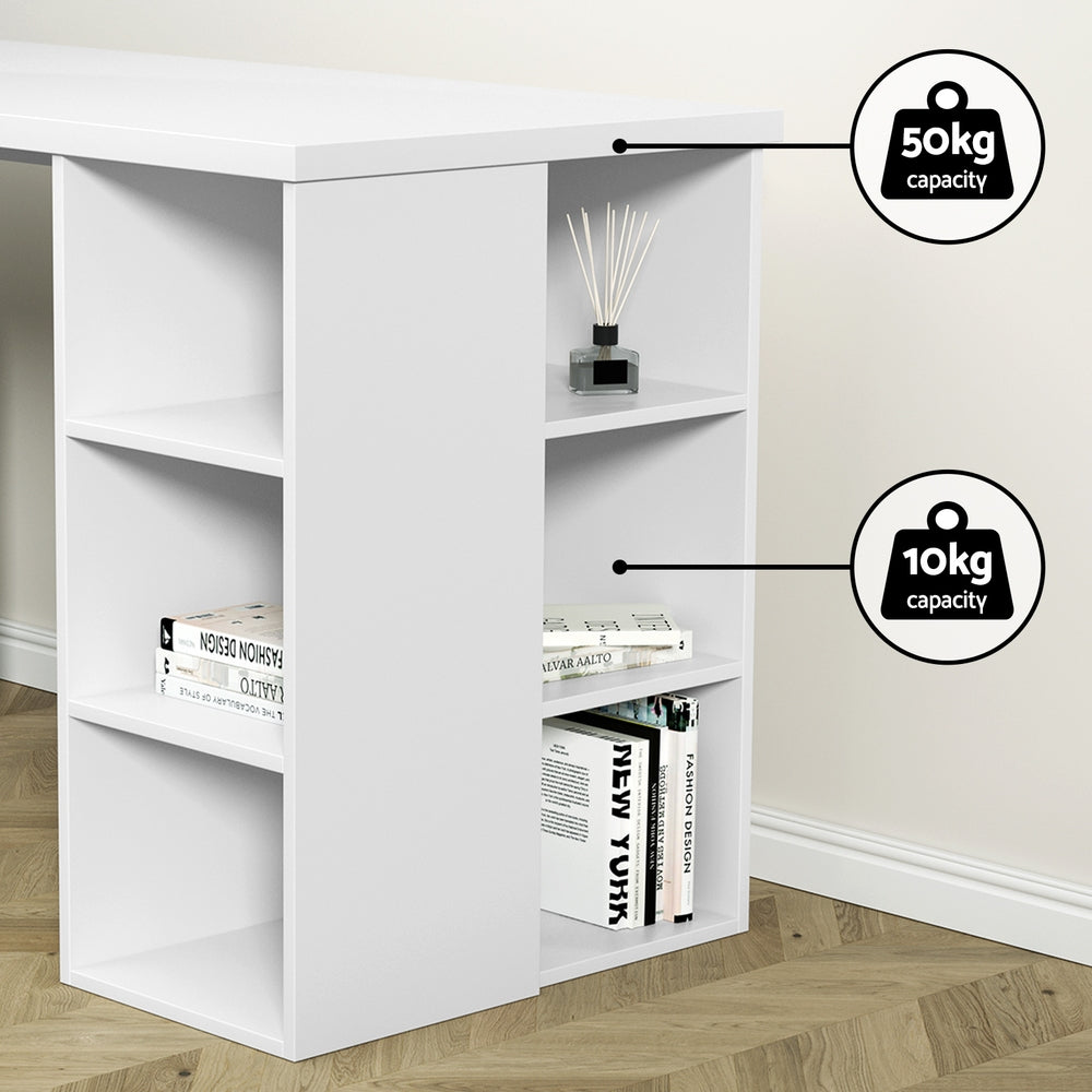 Bonython Computer Desk, White 150cm