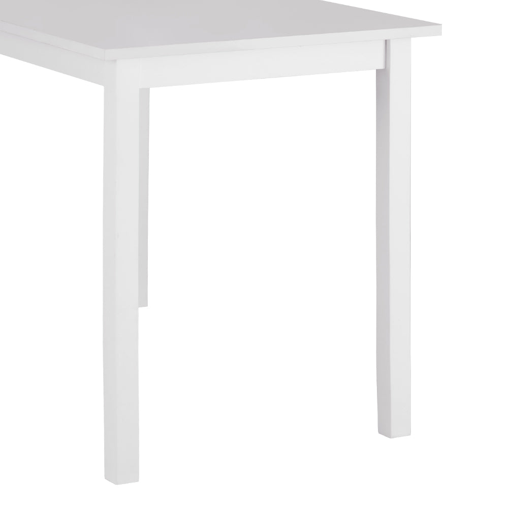 Crafers 5 Piece Dining Set, White