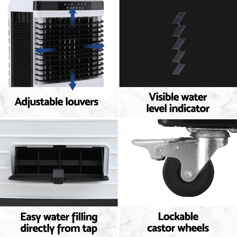 Devanti 60L Multi-Function Evaporative Air Cooler Conditioner
