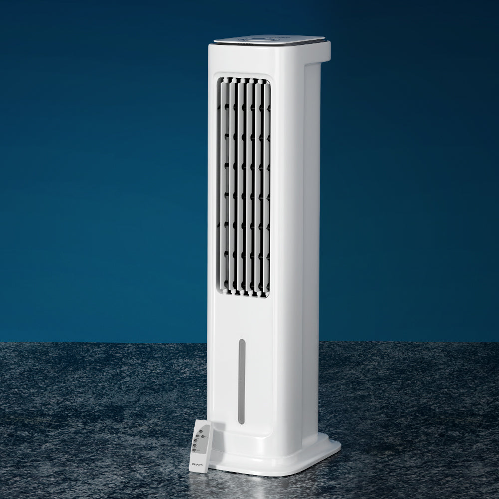 Endine Tower Evaporative Air Cooler, 65W, 6L, 4 in 1, White