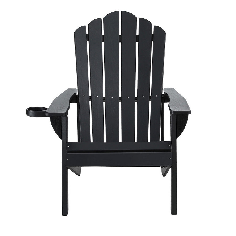 Shoalhaven Heads Adirondack Chair, Black