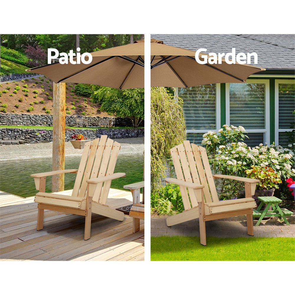 Pomona 3 Piece Outdoor Lounge Set, Natural