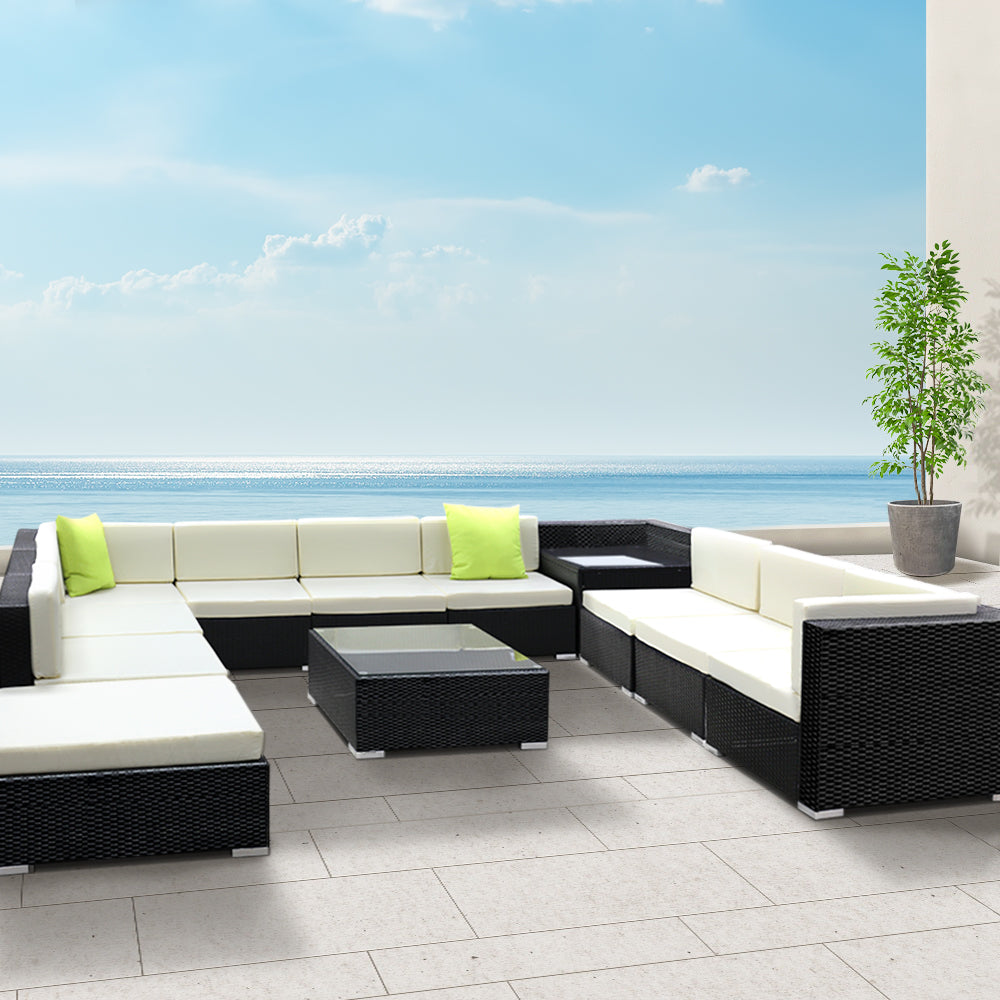 Freshwater 12 Piece Outdoor Lounge Set, view 7