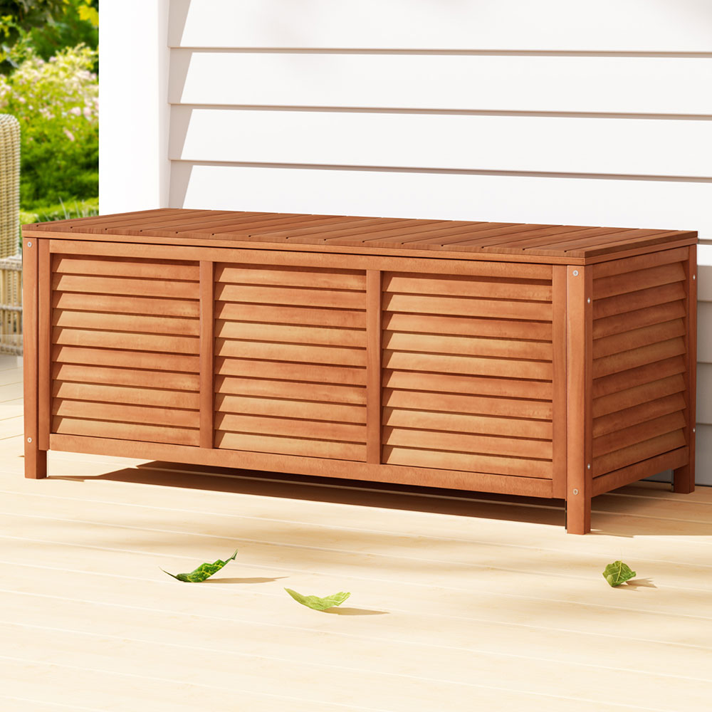 Weetulta 210L Storage Bench Box, Natural
