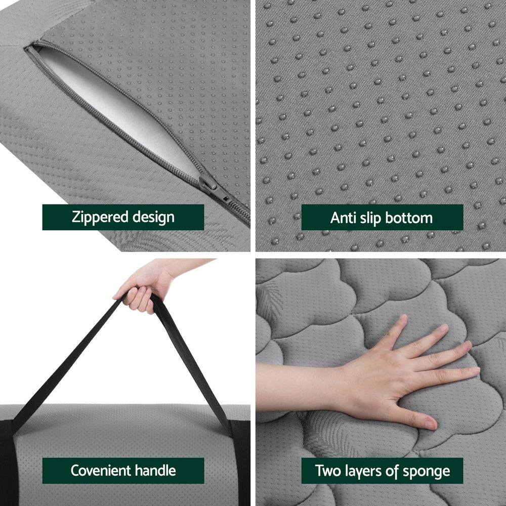 Athabasca Foldable Camping Mattress, Single
