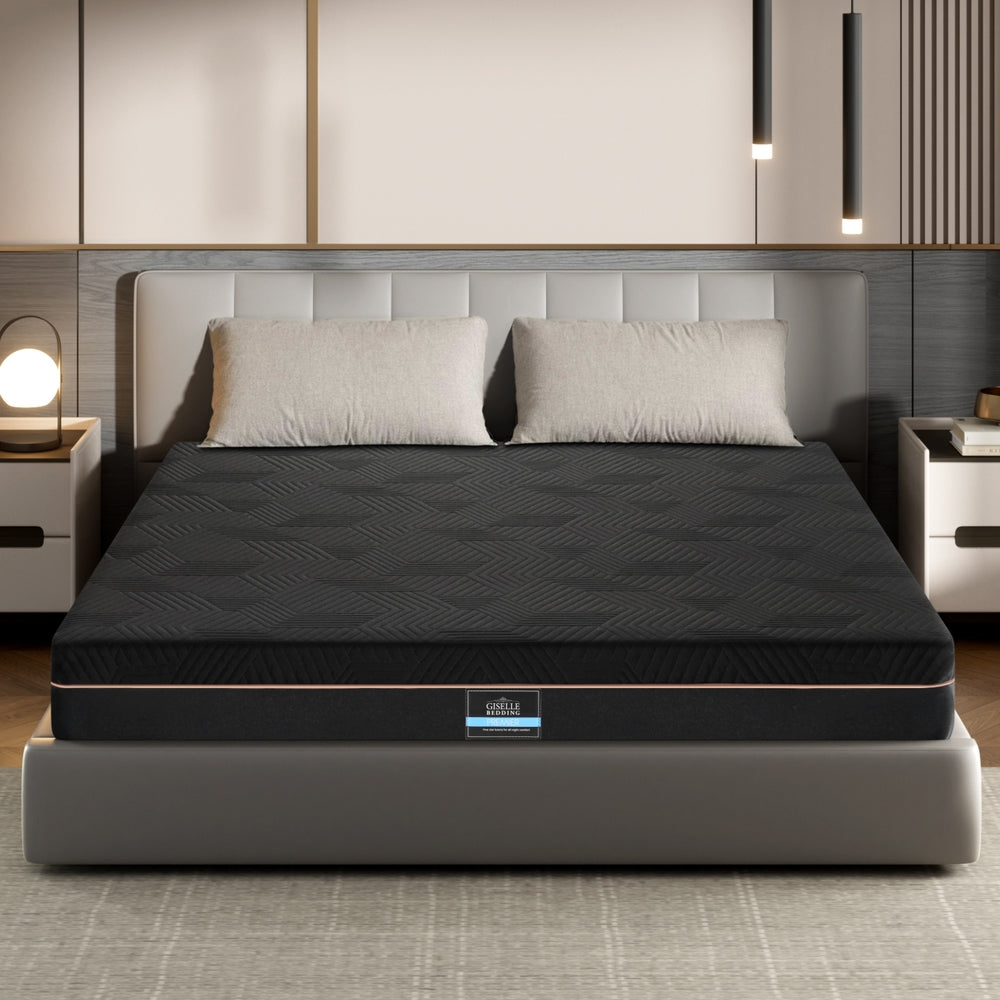 Medium Firm Gel Memory Foam Mattress, 18cm King