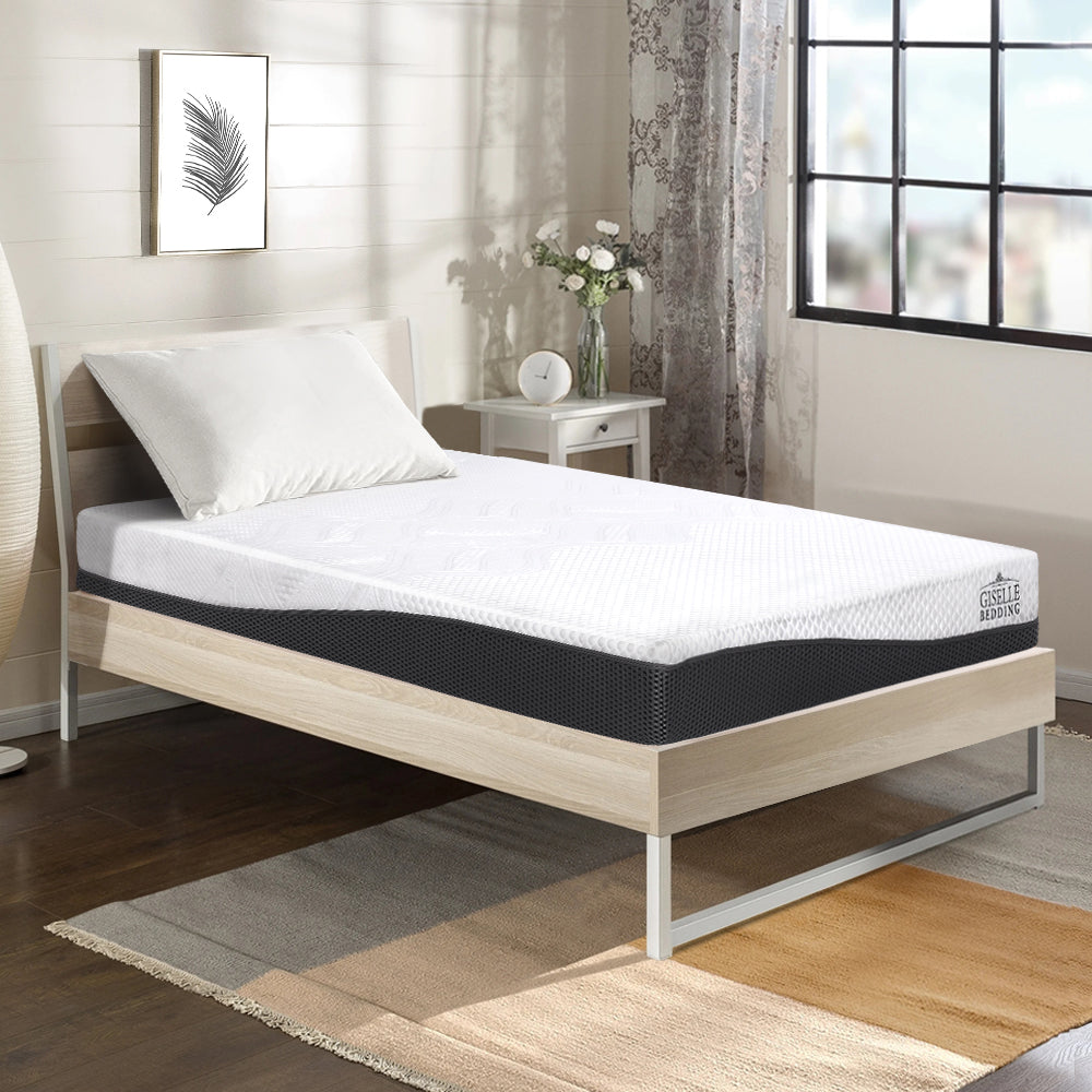 Giselle Bedding 21cm Cool Gel Memory Foam Mattress — Single, Multi-Layer — Allure Home Collections