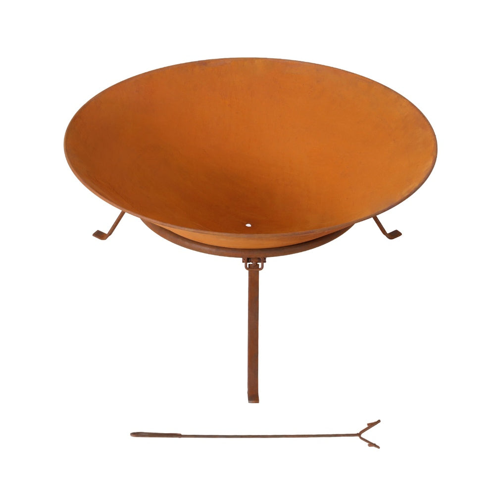 Port Elliot Rustic Fire Pit Bowl, 70cm Iron