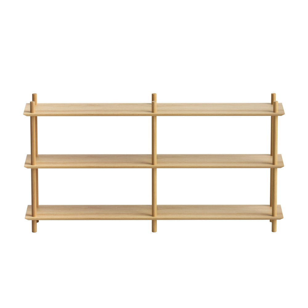 Burnside 3 Tier Bookshelf, Pine