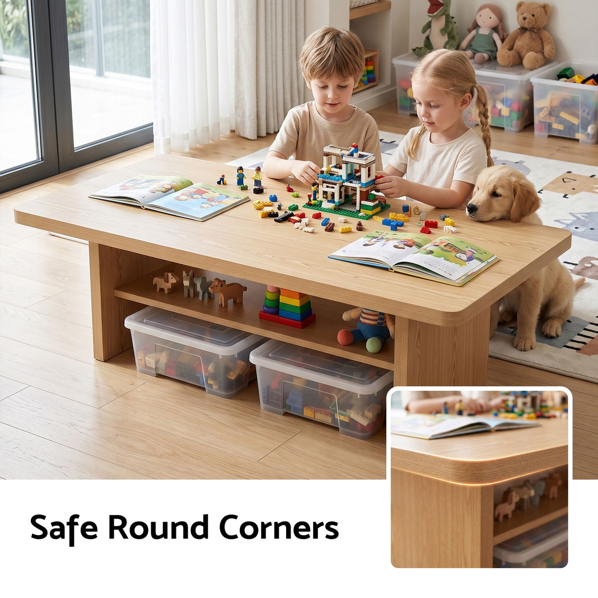 Seville Coffee Table, Pine