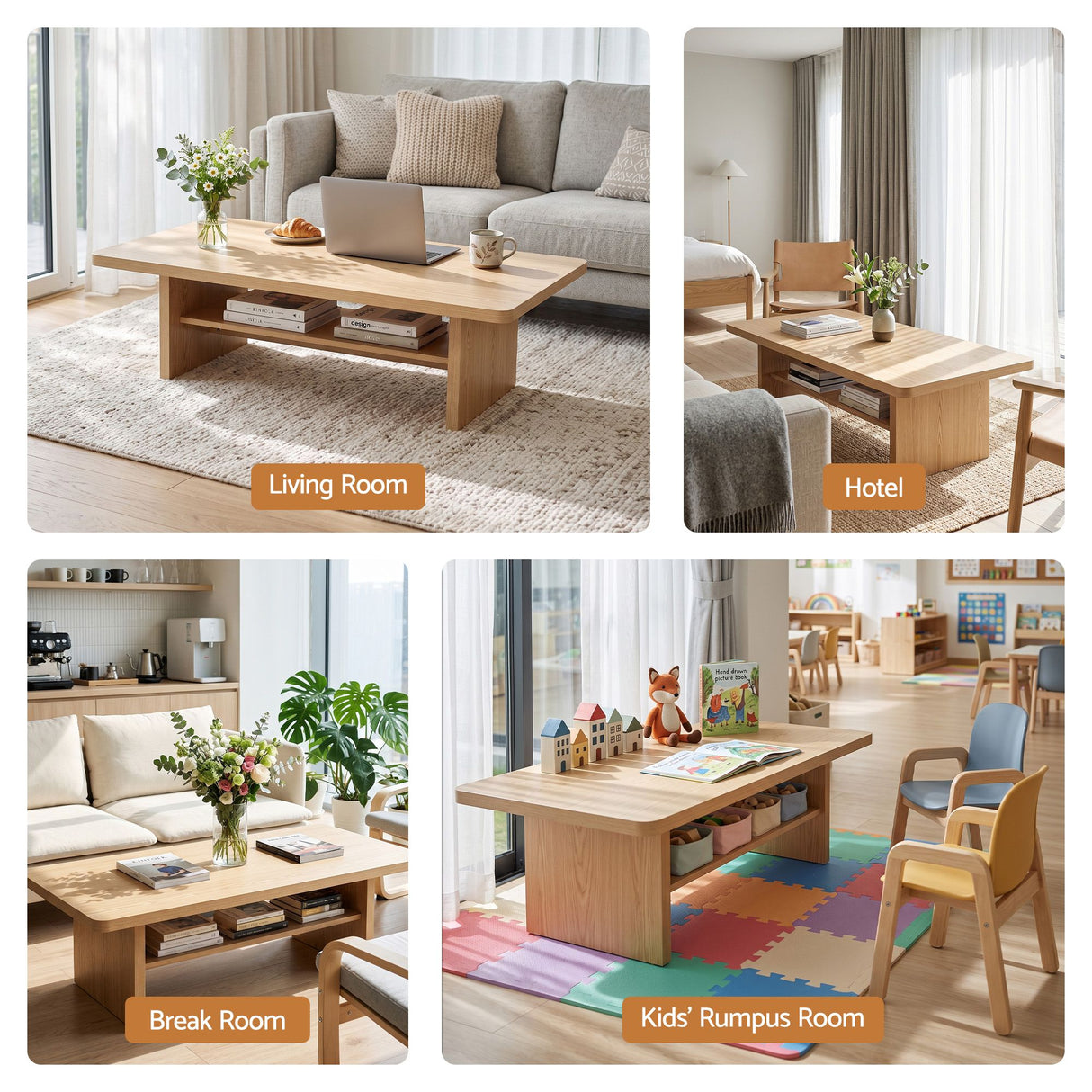 Seville Coffee Table, Pine