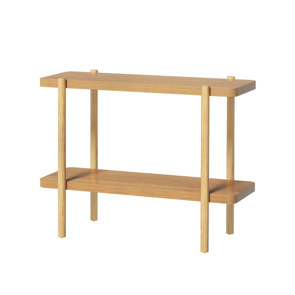 Etty Bay 2 Tier Console Table, Pine