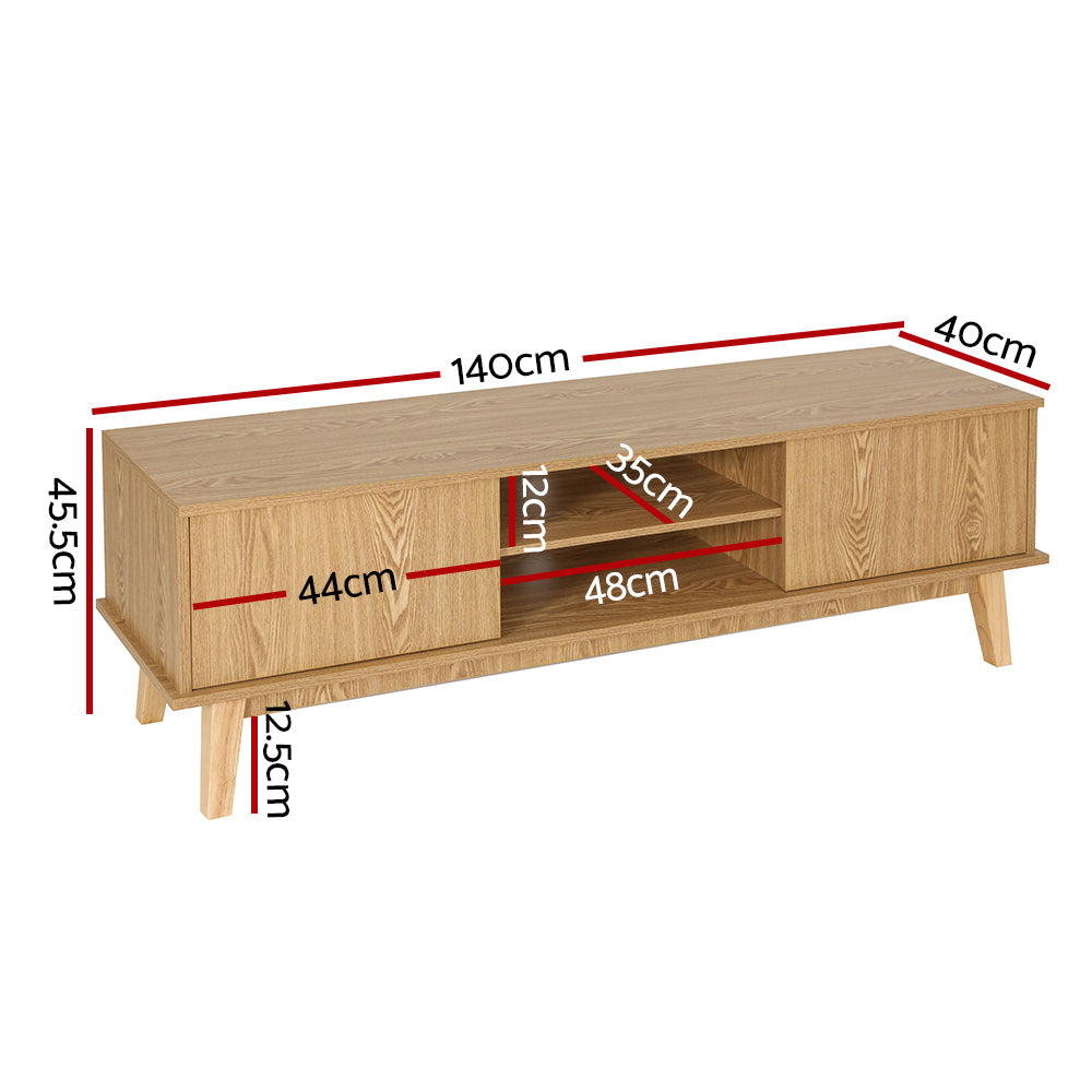 New Norfolk 140cm Entertainment Unit, Pine