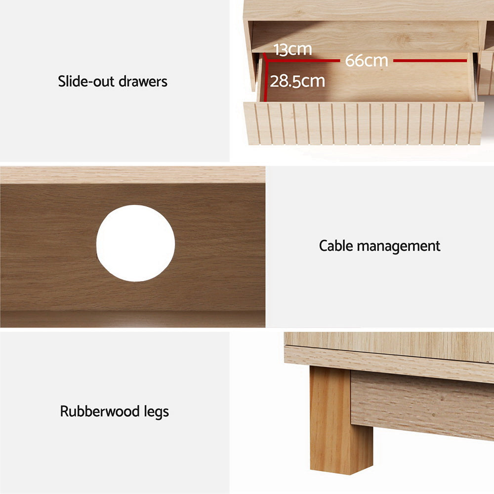 Smithton 150cm Entertainment Unit, Pine