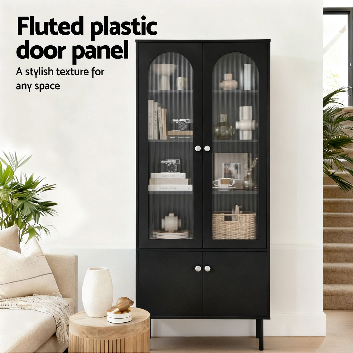Ramco 2 Door 2 Drawer Buffet Sideboard, Black