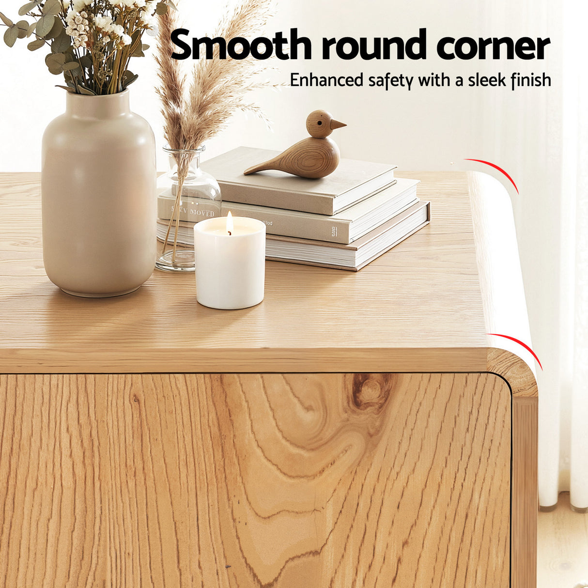 Blanchetown 2 Door Buffet Sideboard, Oak
