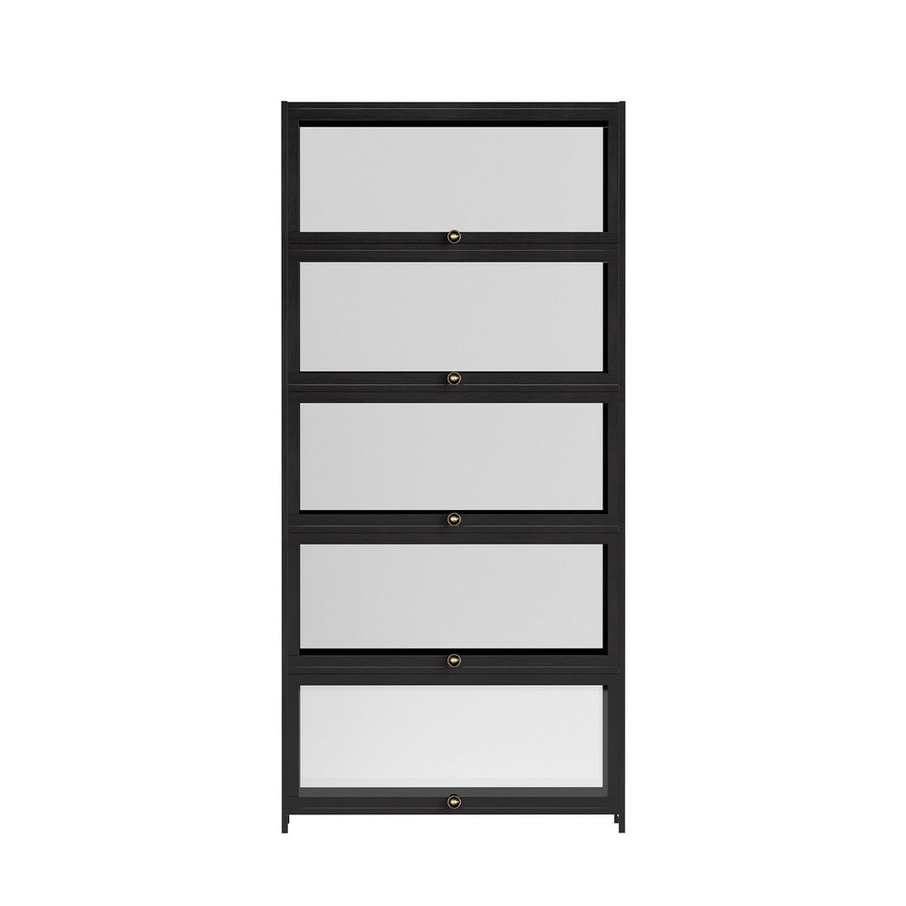 Hawthorn 5 Tier Display Shelf, Black
