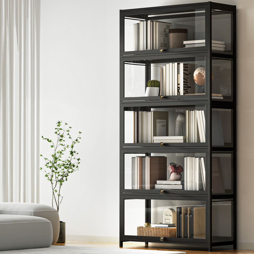 Hawthorn 5 Tier Display Shelf, Black