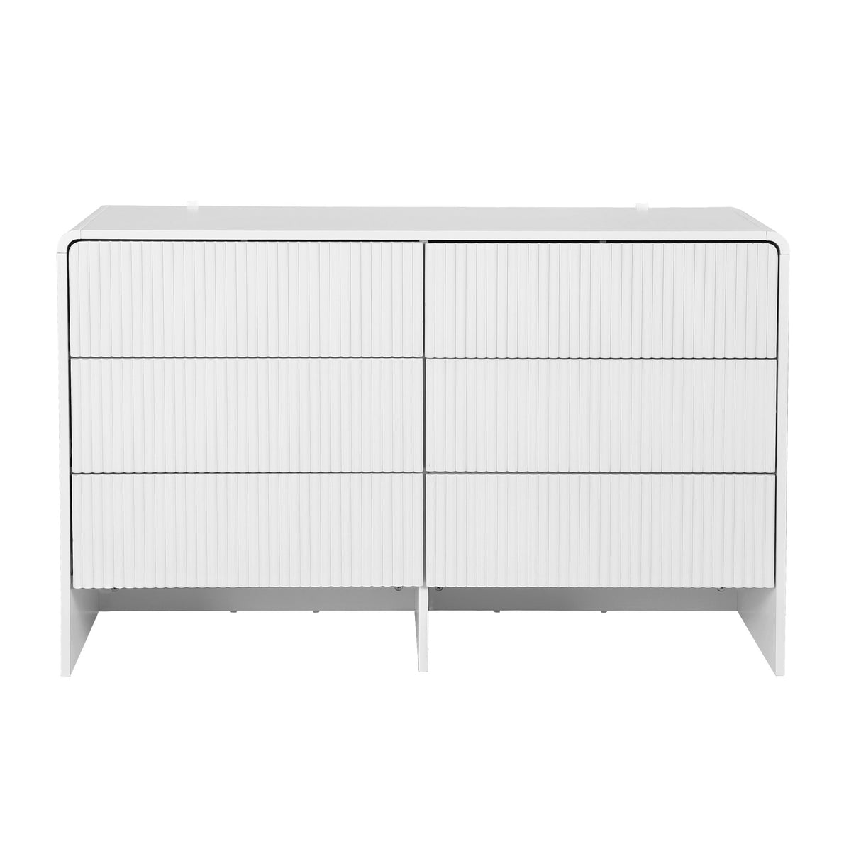 Berrima 6 Drawer Lowboy, Beige view 3