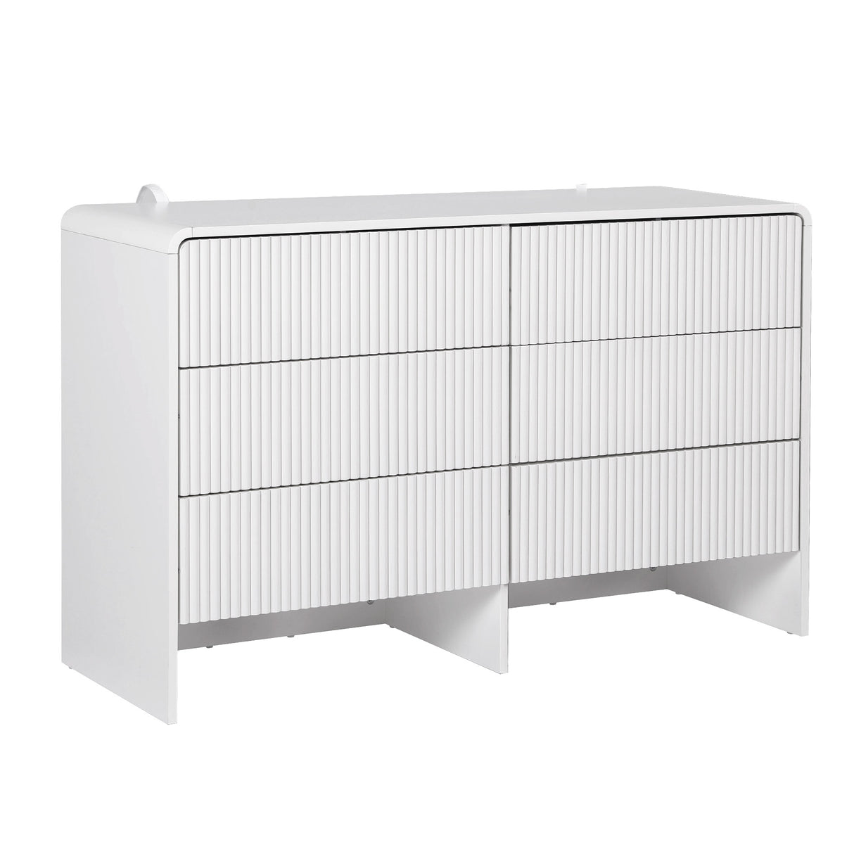 Berrima 6 Drawer Lowboy, Beige view 9