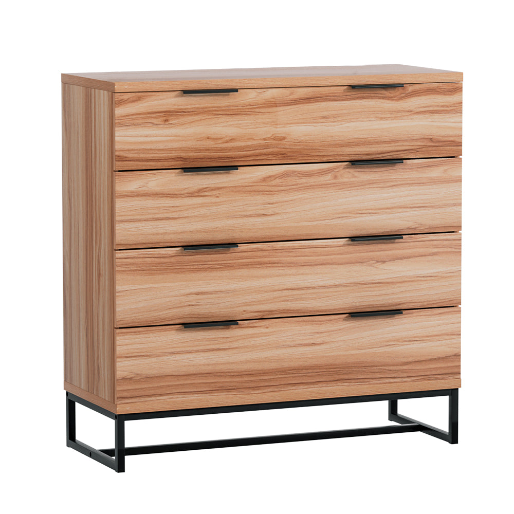 Robertson 4 Drawer Chest of Drawers, Rust Oak view 2