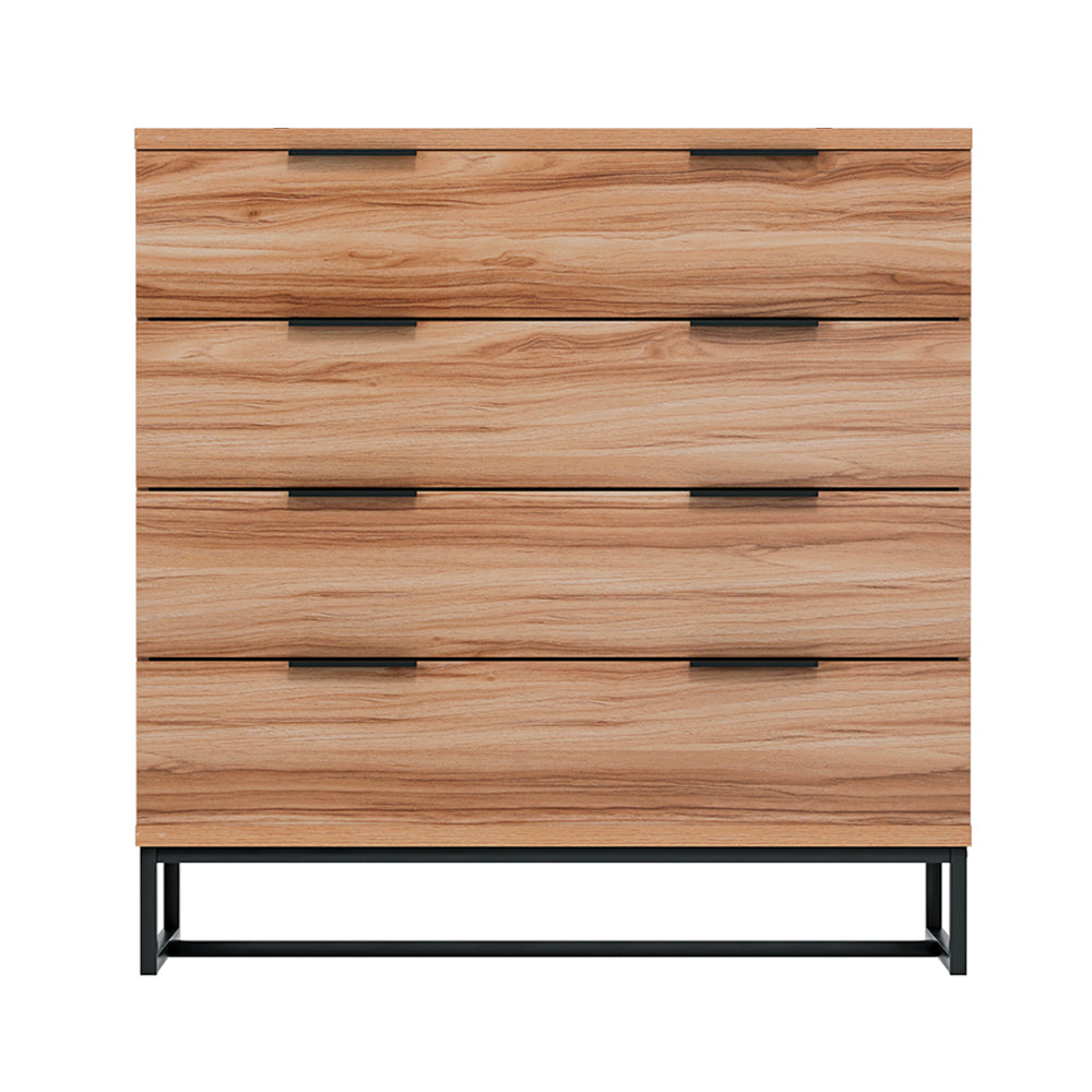 Robertson 4 Drawer Chest of Drawers, Rust Oak view 4