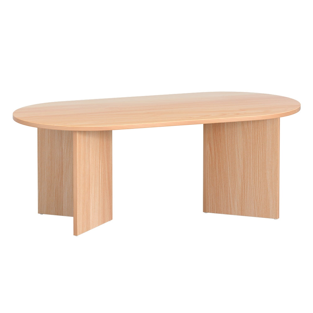 Gruyere Oval Coffee Table, Pine