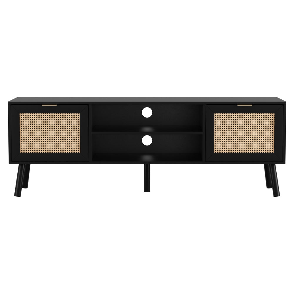 Artiss 150cm Elegant Black TV Unit with Storage — Allure Home Collections