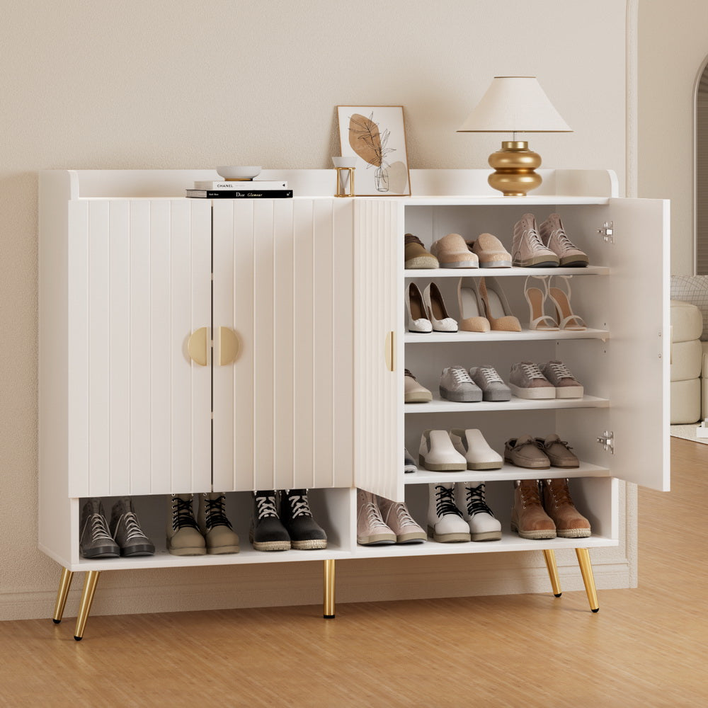 Beaufort 5 Tier Shoe Rack, White image 1