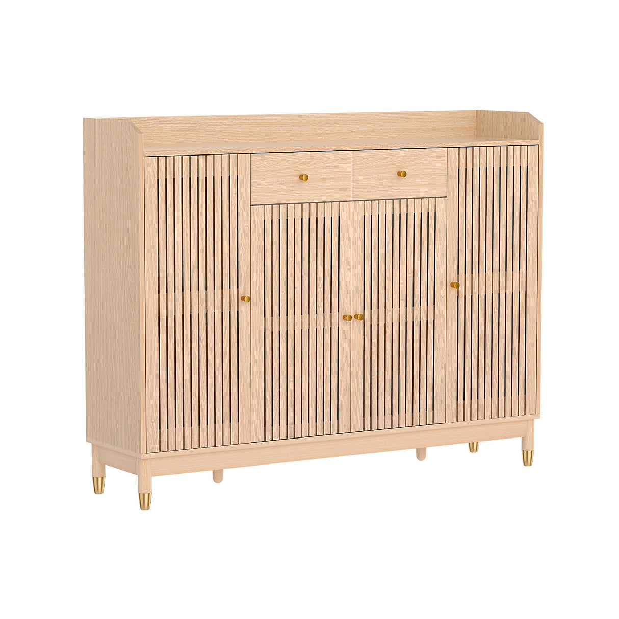 Mortlake 26 Pair Shoe Cabinet, Pine