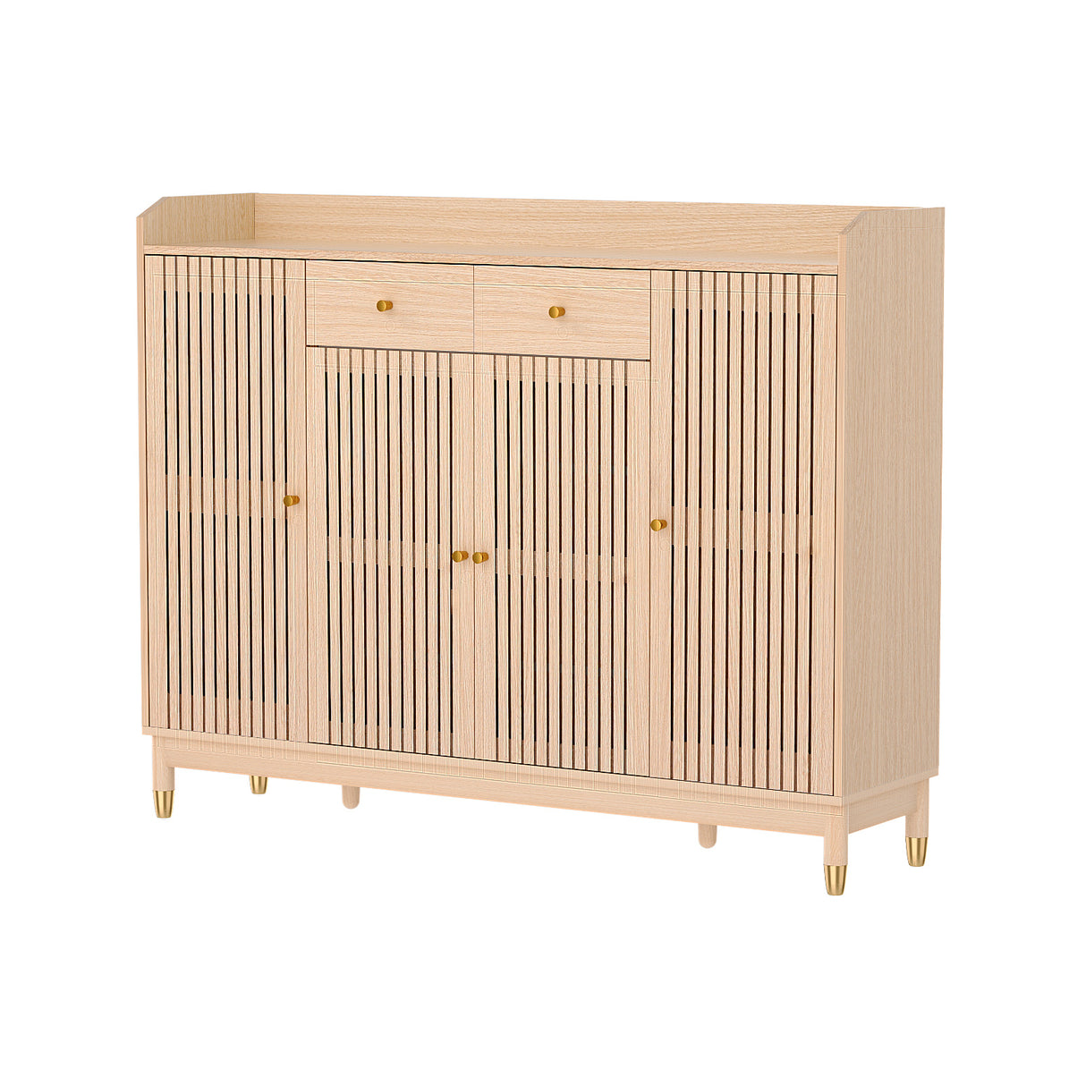 Mortlake 26 Pair Shoe Cabinet, Pine