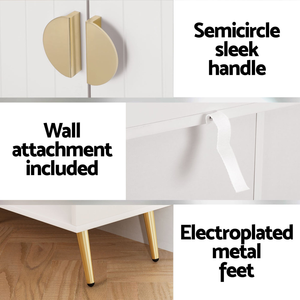 Westmere Shoe Cabinet and Bench Set, White