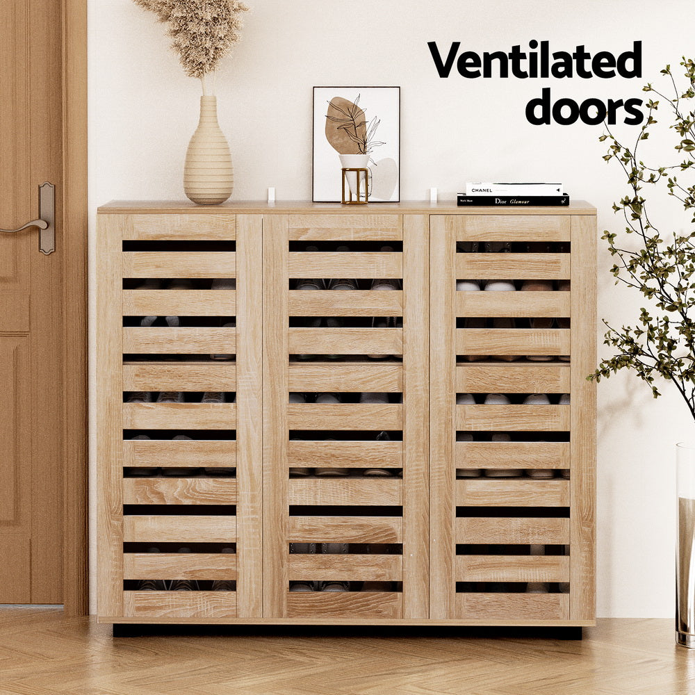 Darlington 5 Tier Shoe Cabinet, Pine