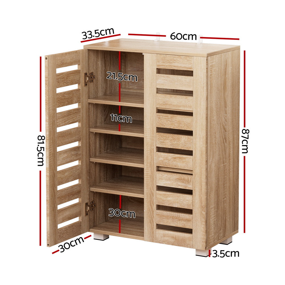 Fyans Creek 5 Tier Shoe Cabinet, Wood image 3
