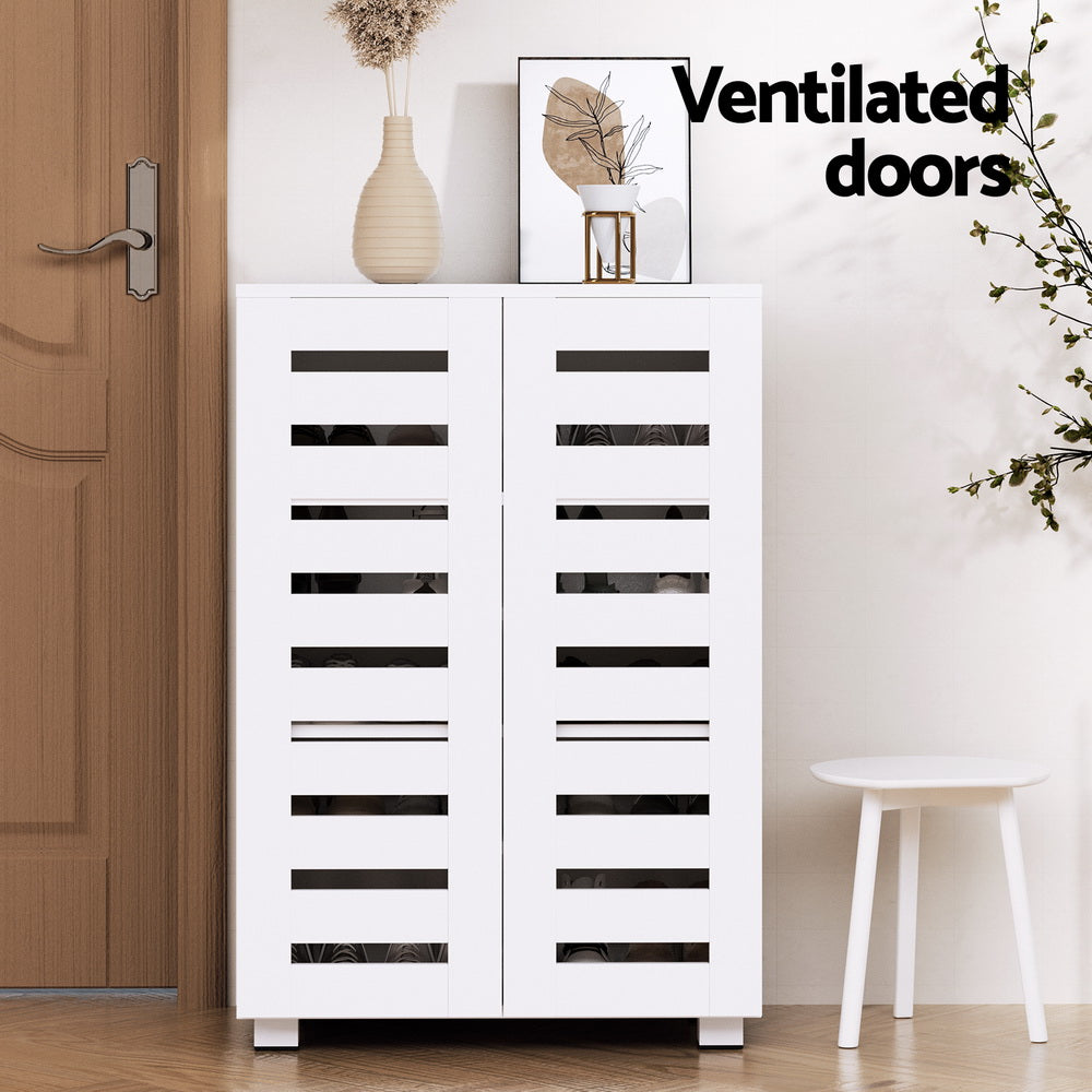 Fyans Creek 5 Tier Shoe Cabinet, White image 5