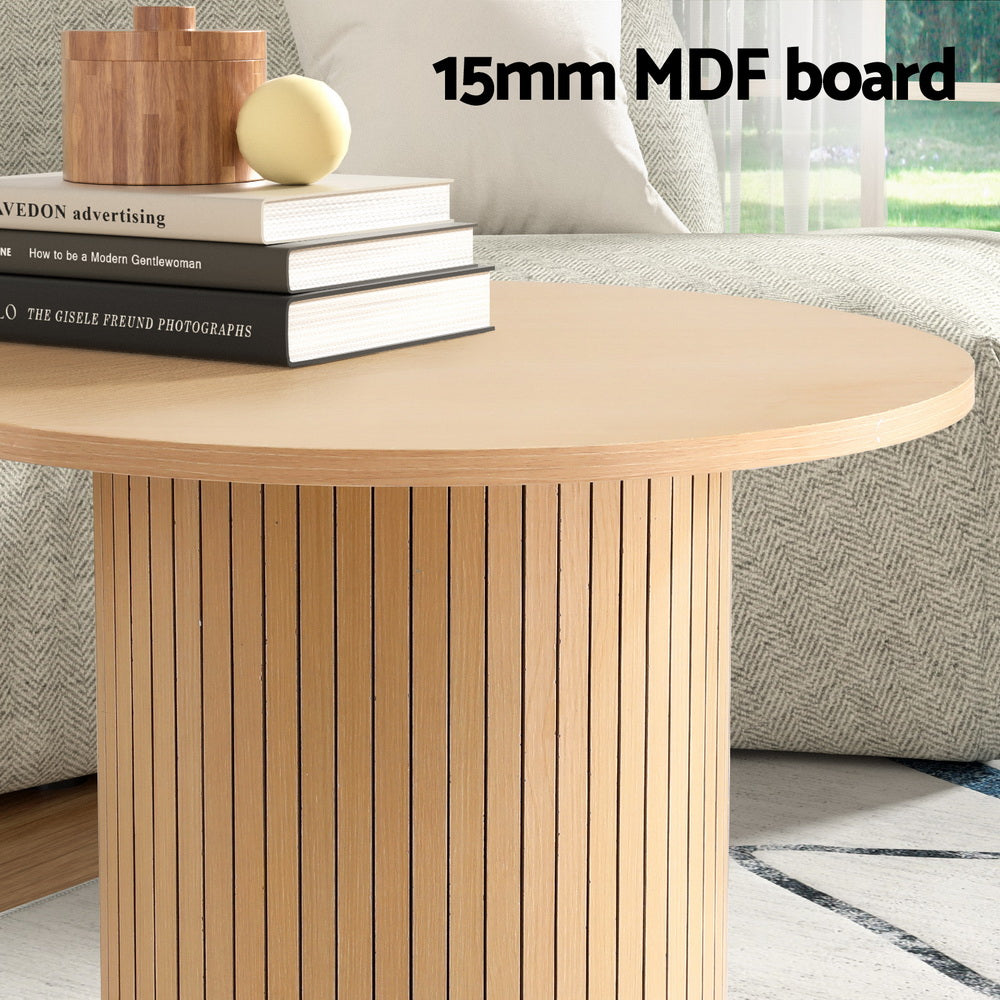 Don Valley Round Coffee Table, Pine