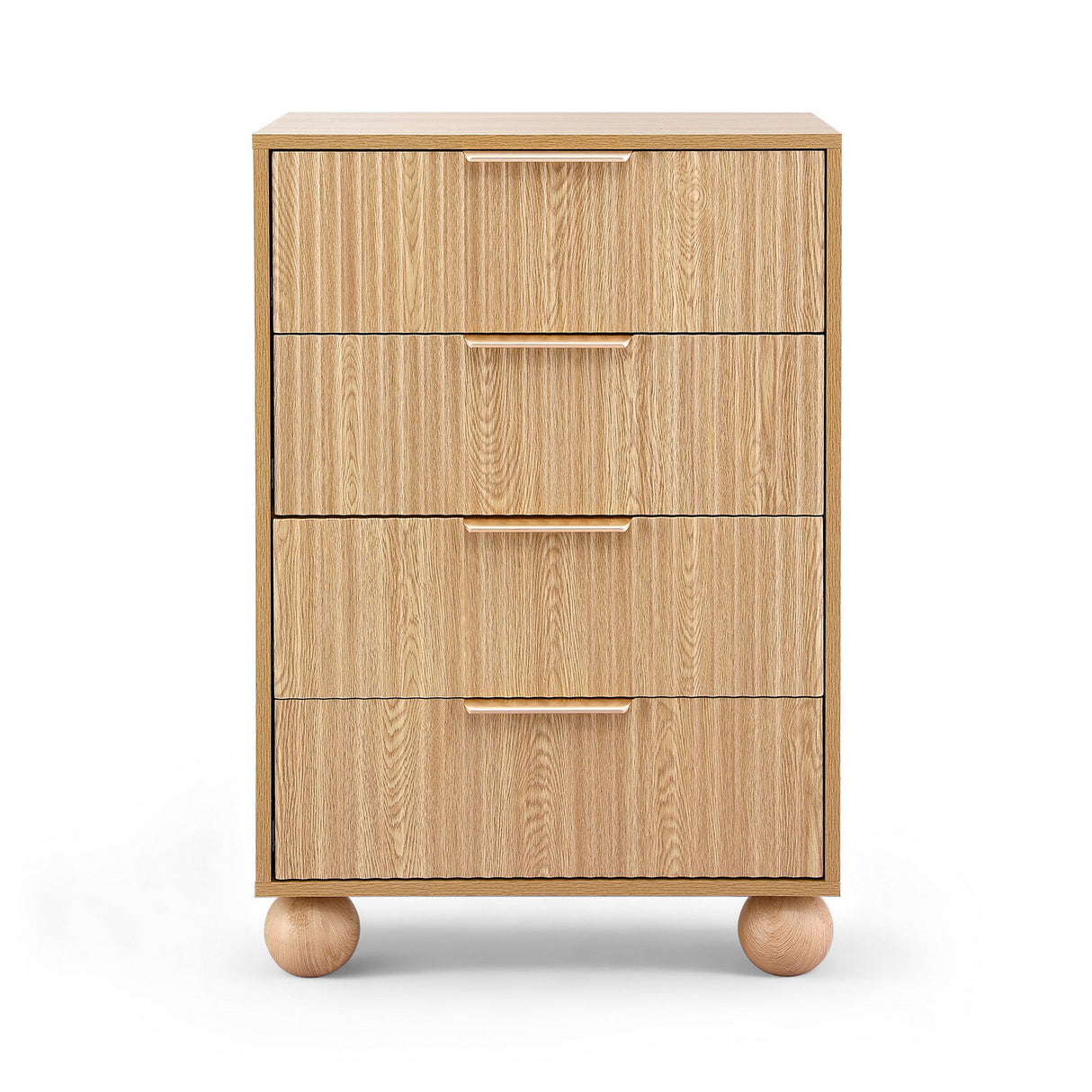 Bundanoon 4 Drawer Tallboy, Pine view 7