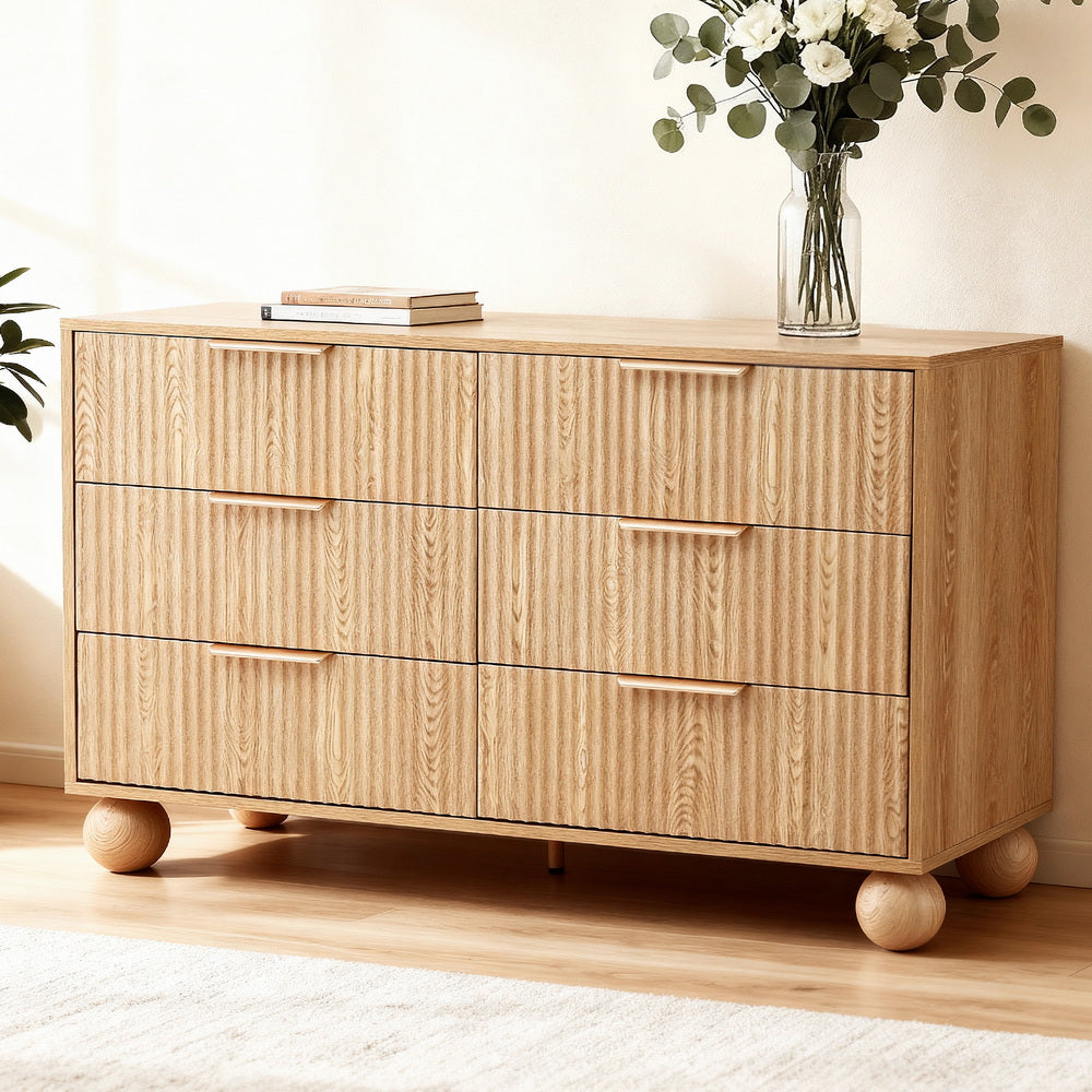 Hill Top 6 Drawer Lowboy, Pine
