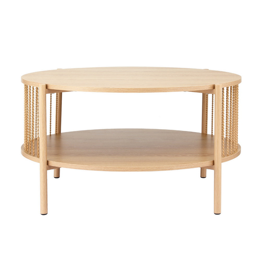 Chum Creek Round Coffee Table, Pine
