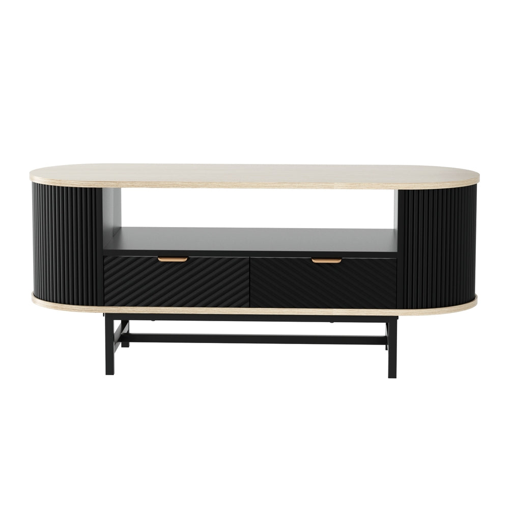 Christmas Hills Coffee Table, Wood and Black