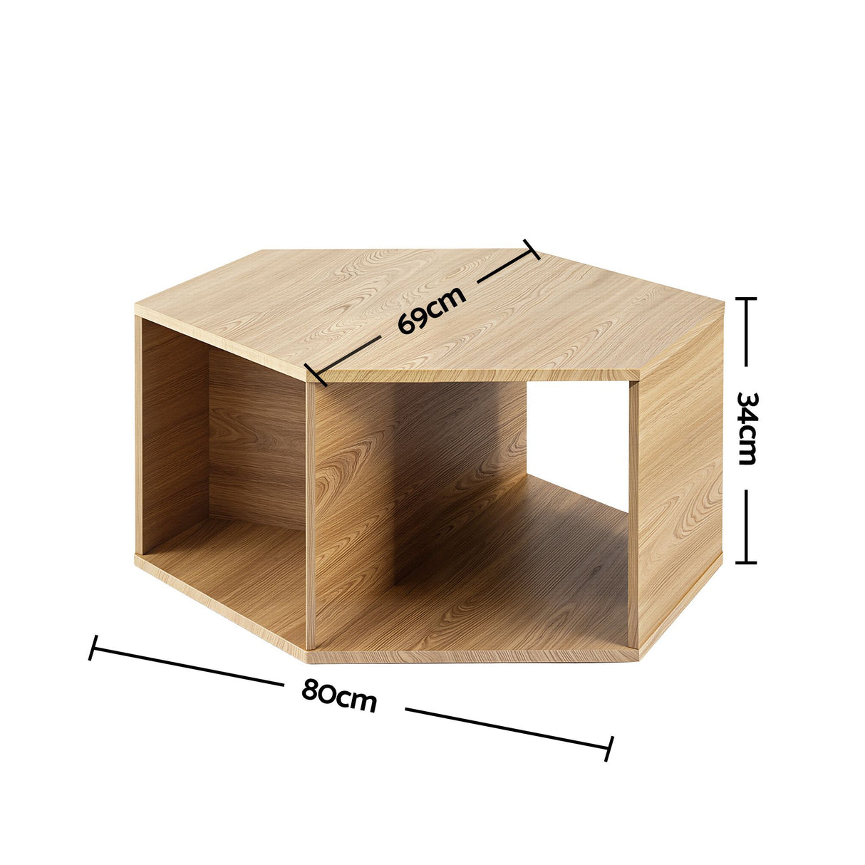 Warburton Coffee Table, Oak