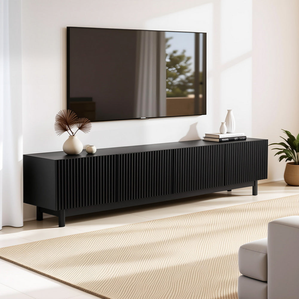 George Town 180cm Entertainment Unit, Black