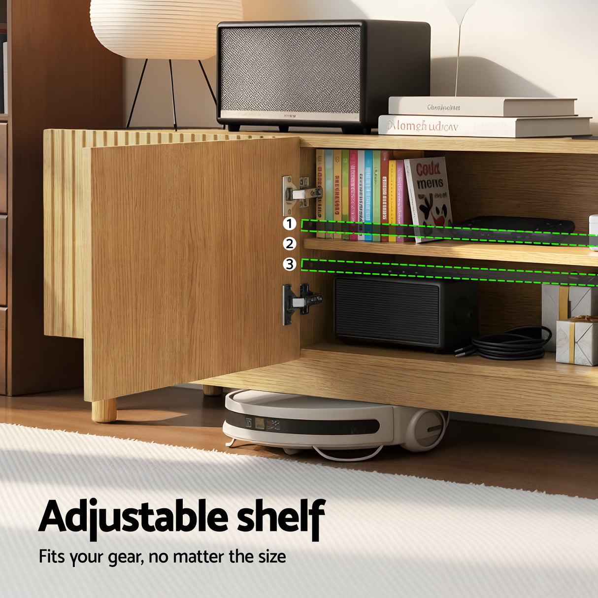 George Town 180cm Entertainment Unit, Pine