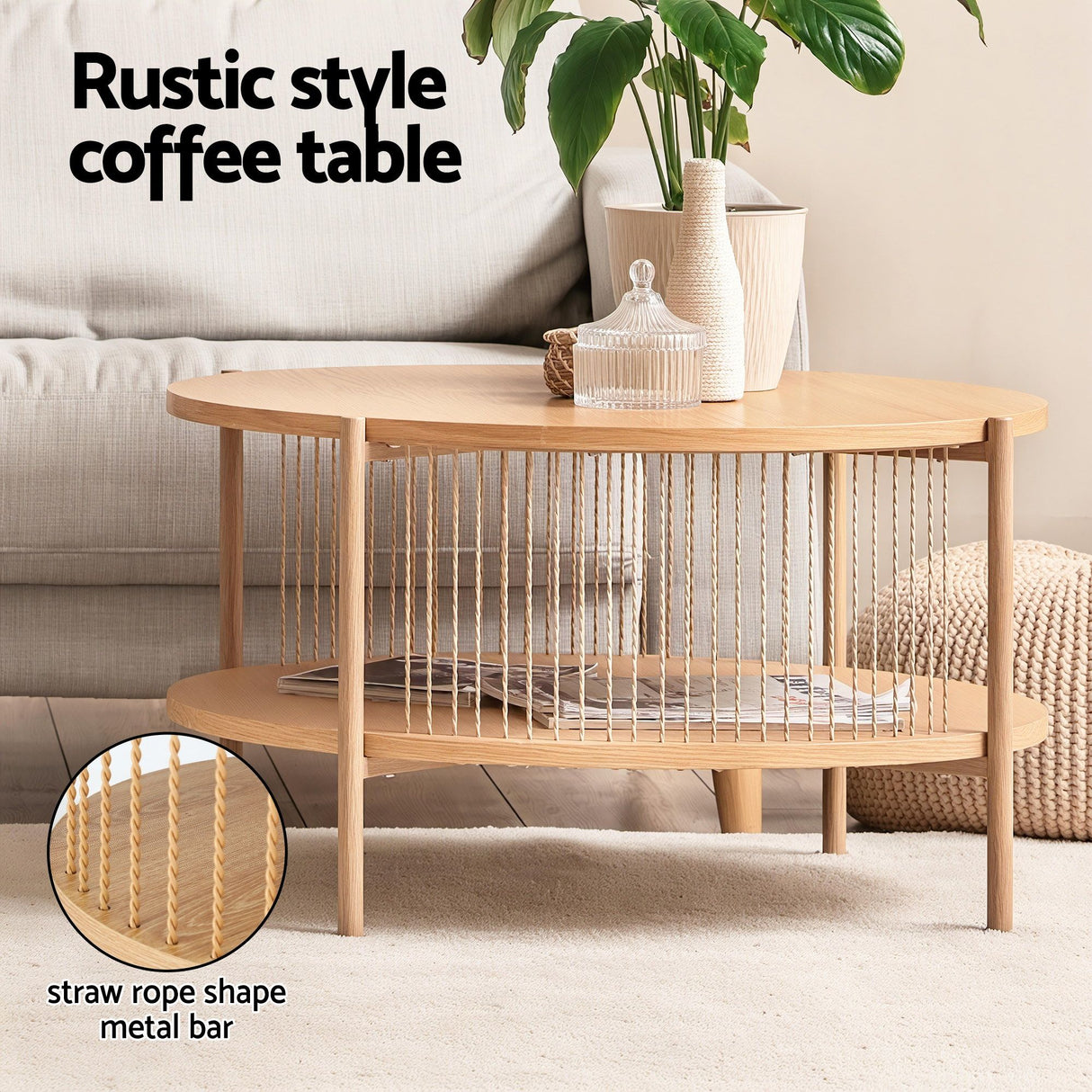 Beaconsfield 148cm TV Unit and Coffee Table Set, Pine