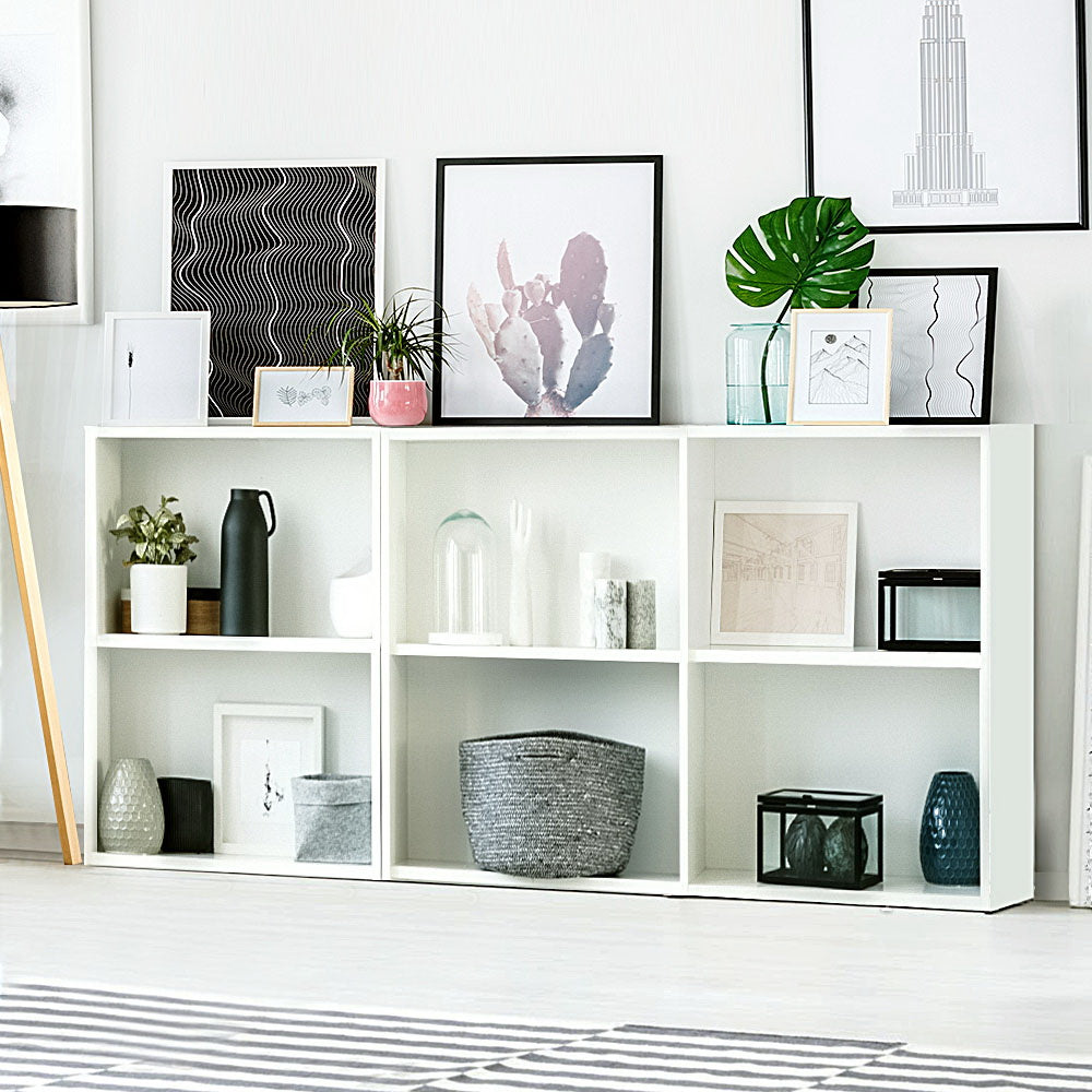 Parkside 3 Piece Bookshelf, White