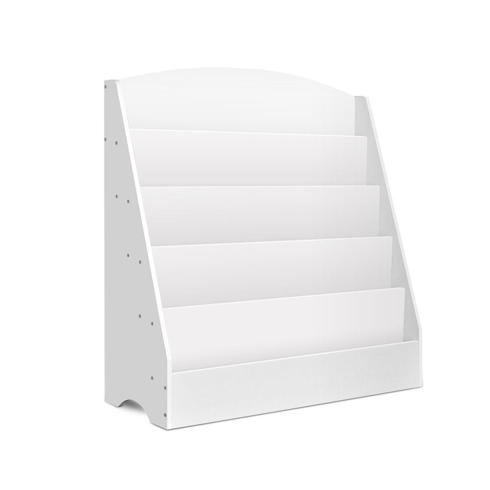 Kids Bookshelf, 5 Tier White
