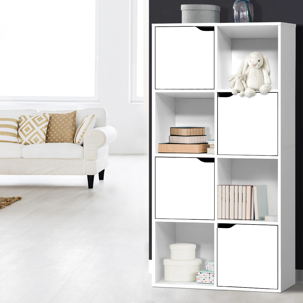 Henley Beach 8 Cube Display Shelf, White